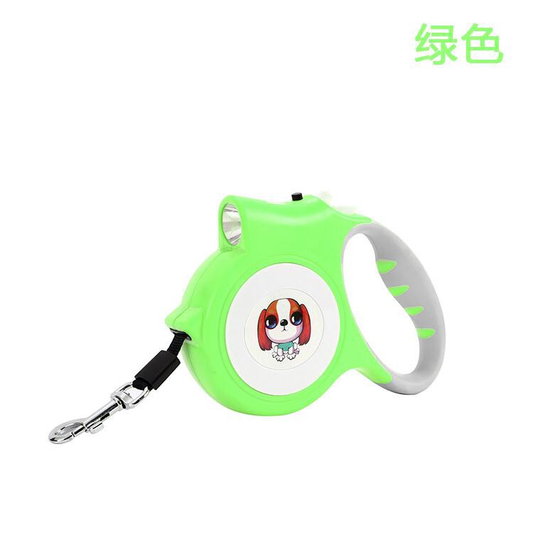 PH.Medan Tali Tuntun Anjing Retractable dengan Lampu Senter LED