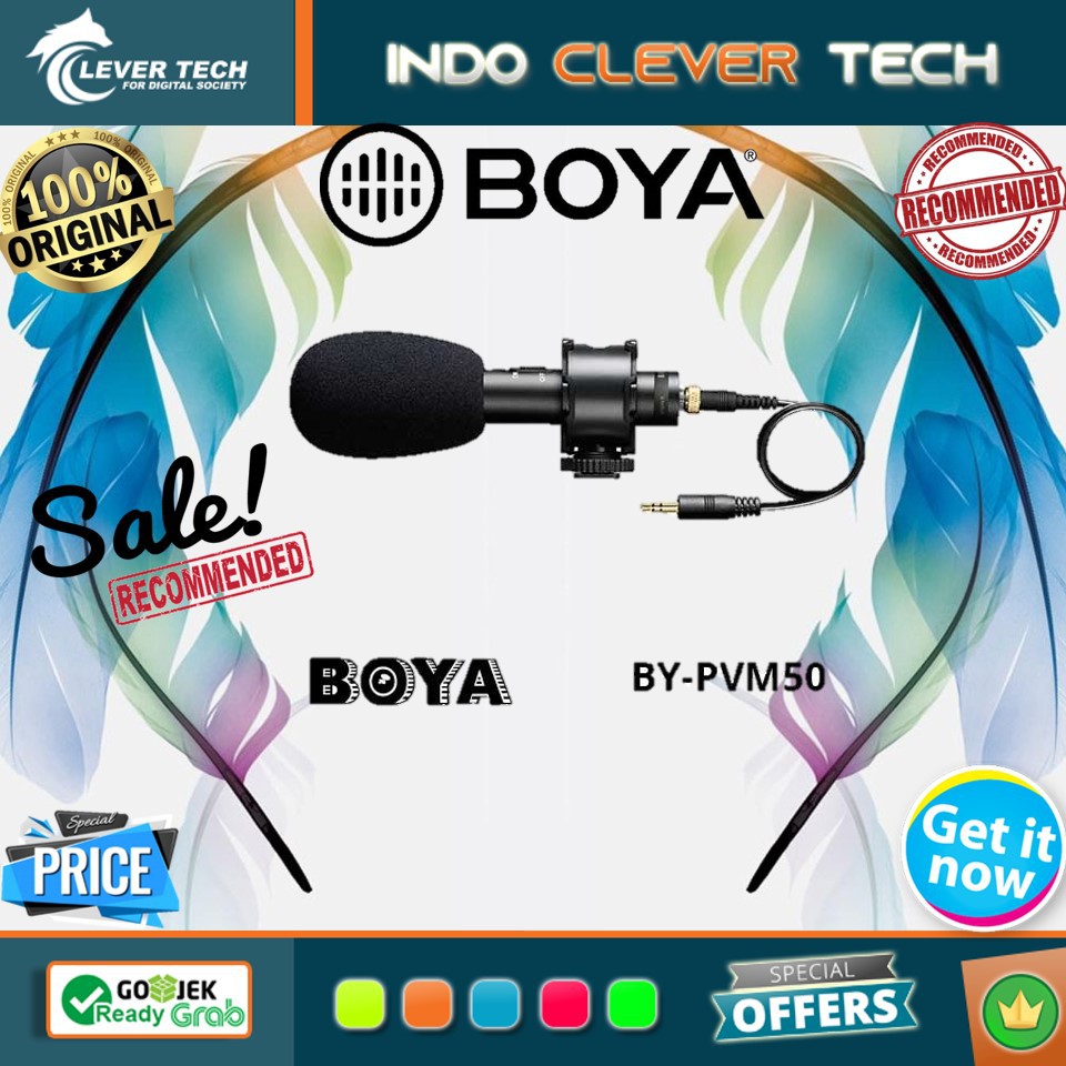 Boya BY-PVM50 Stereo Condensor Microphone