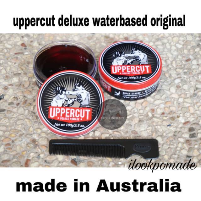 UPPERCUT DELUXE WATERBASED POMADE free sisir