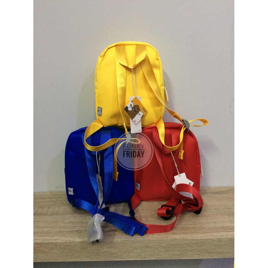 MINISO WE BARE BEARS CHILDRENS BACKPACK TAS RANSEL