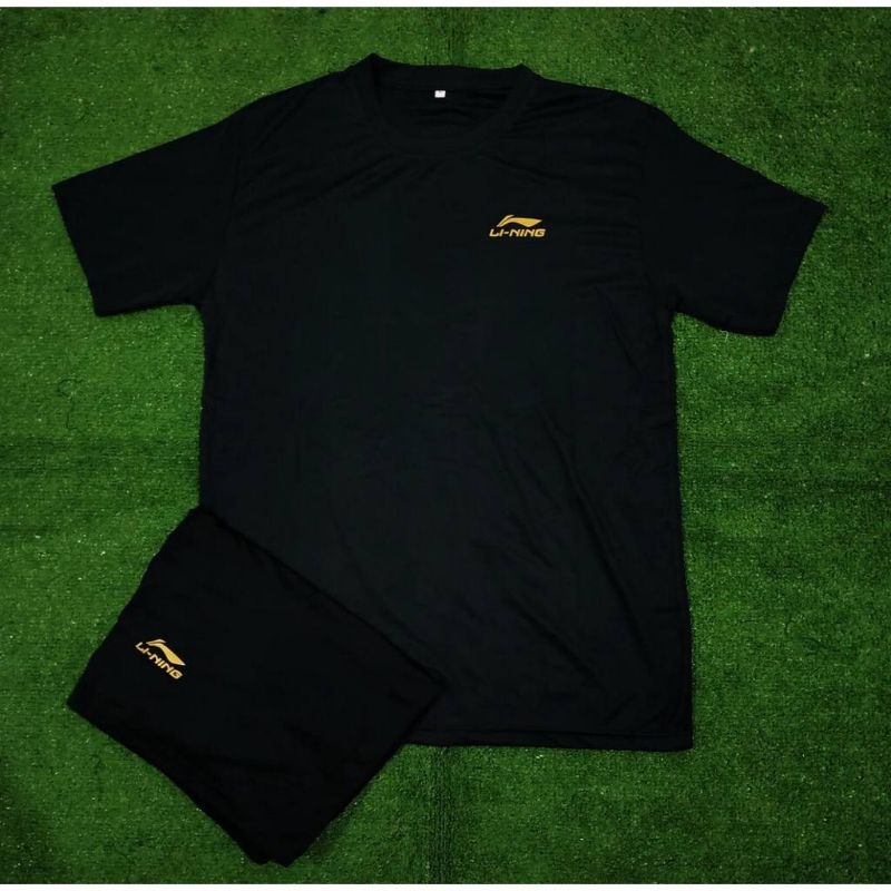 SETELAN BAJU BOLA OLAHRAGA/ DEWASA/ATASAN/COD/UNISEX/ LNING GOLD