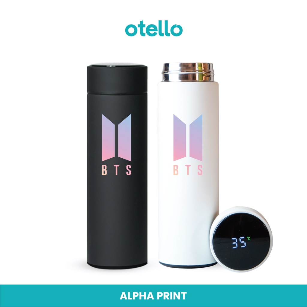 Tumbler BTS Logo Botol Minum Souvenir Bangtan Army Termos Tahan Panas Dingin Tambler Tumblr Print Design