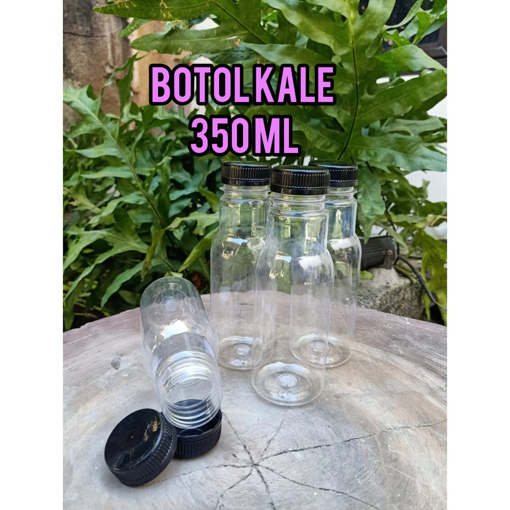 Botol plastik 350 ml / Botol Kale 350 ml " Luar Surabaya ( eceran ) per 10 pcs