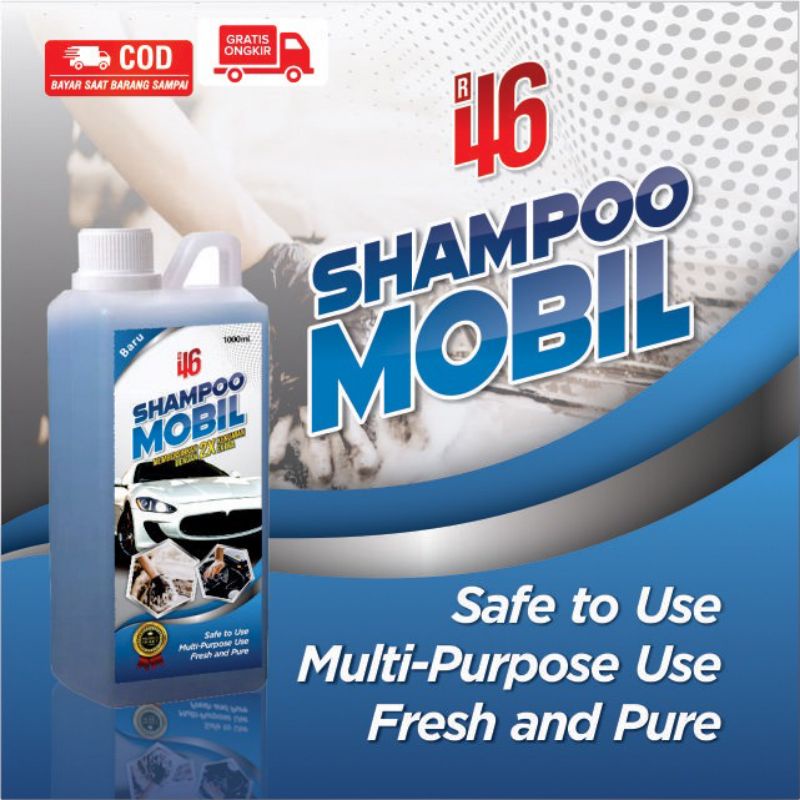 R46 Shampo Mobil dan Motor Snow Wash Ukuran 1 Liter