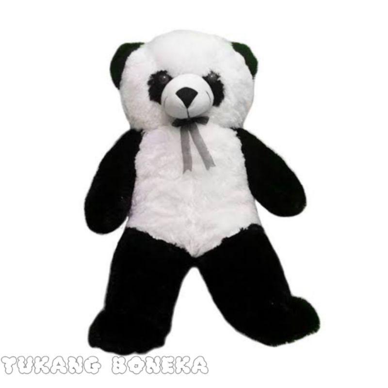 Boneka Panda Hitam Putih Ukuran Giant Besar Tinggi 1 Meter