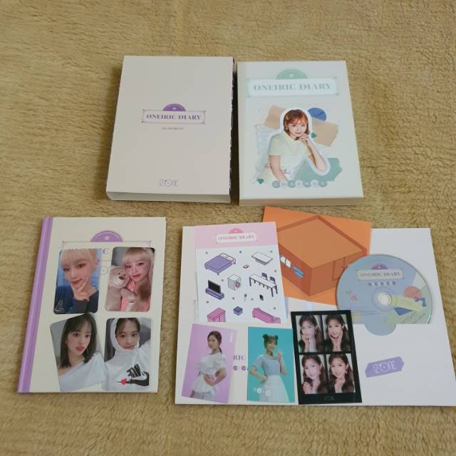UNSEALED - IZ*ONE ONEIRIC DIARY ( DIARY VER + PC + AR FANTASY VER )