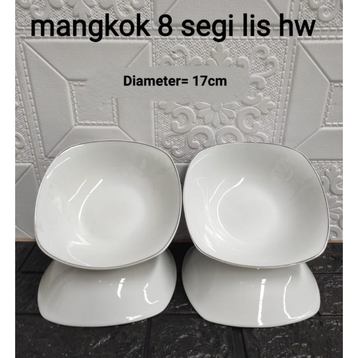 MANGKOK ES BUAH, MANGKOK TEKWAN DAN MANGKOK SAYUR KERAMIK