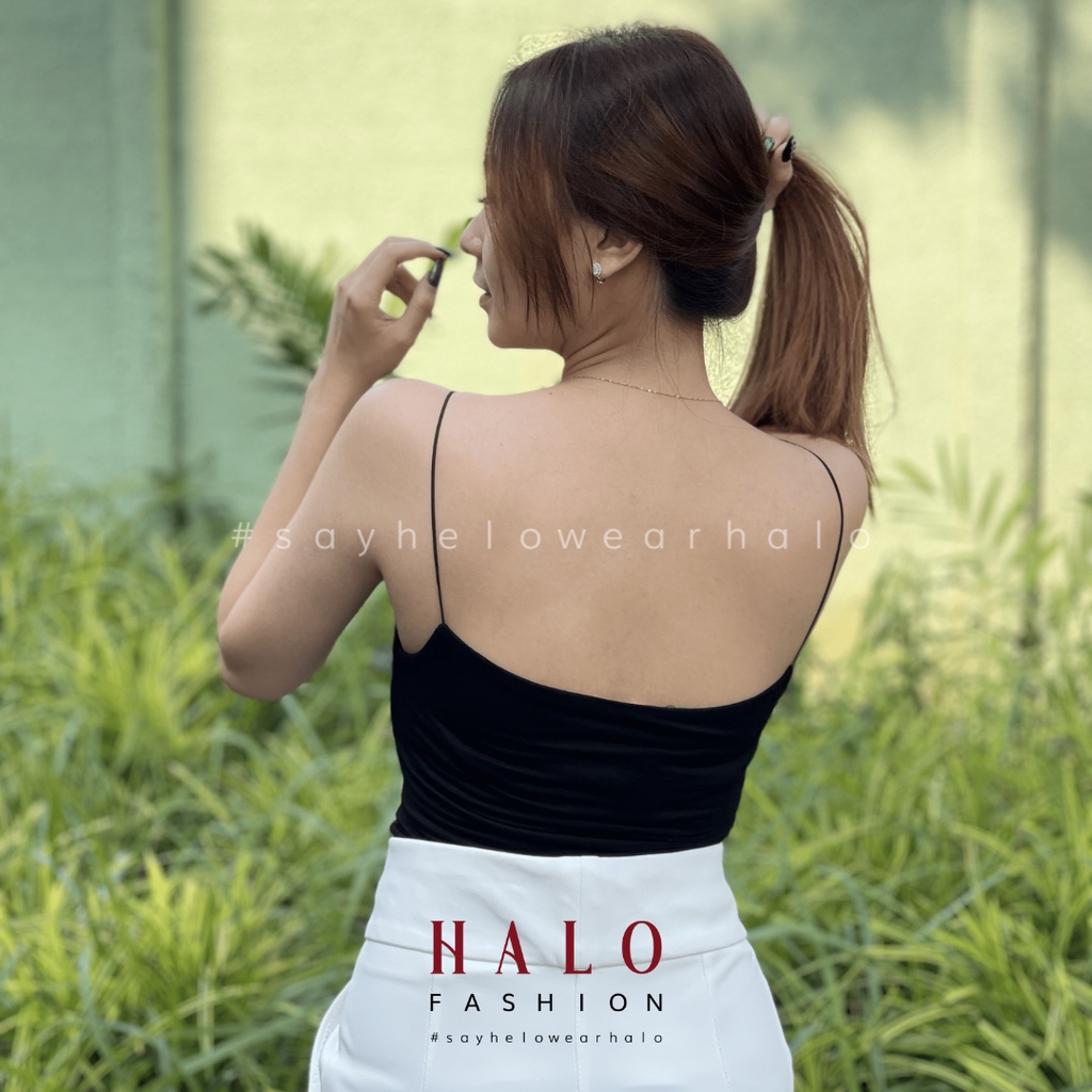 [HaloFashion] Nadira Sexy Crop Top Tank Top Basic Top Korean Fashion