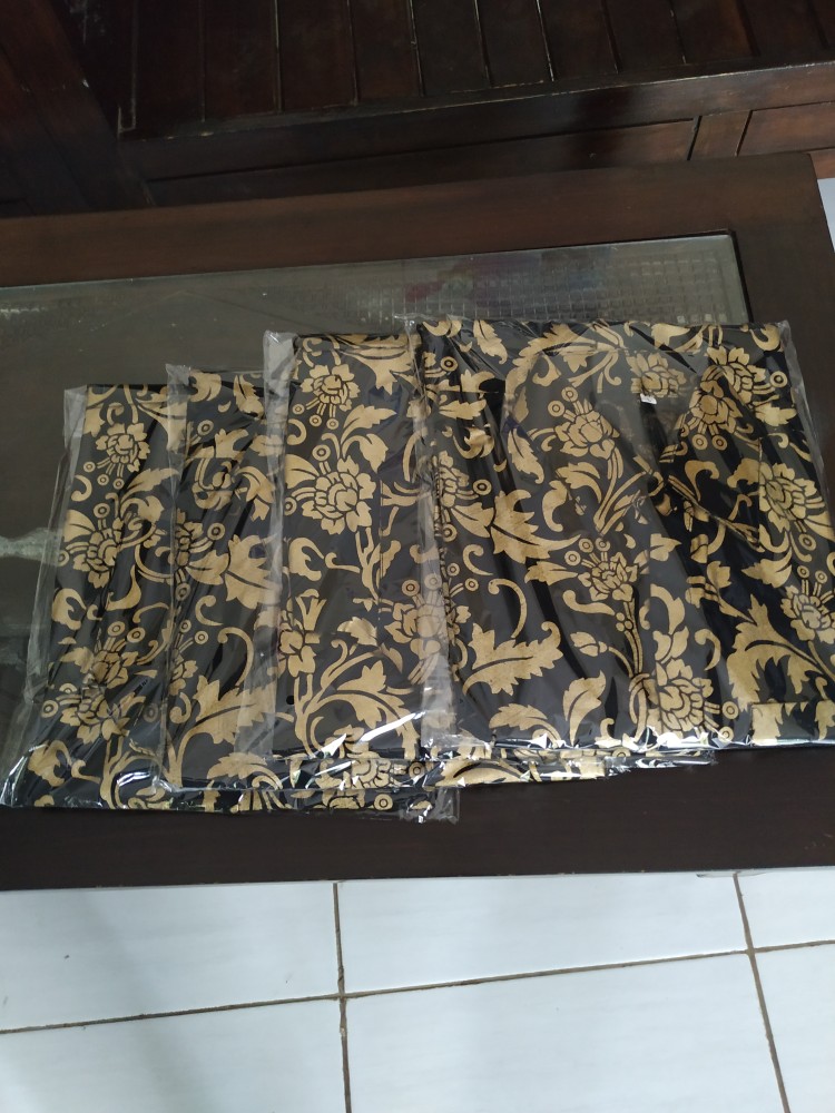 Kemeja Batik Pria Lengan Panjang M L Xl Xxl