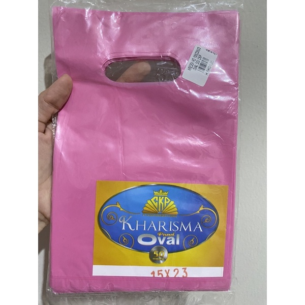 Plastik Olshop Kresek Pink Olshop Merk Kharisma