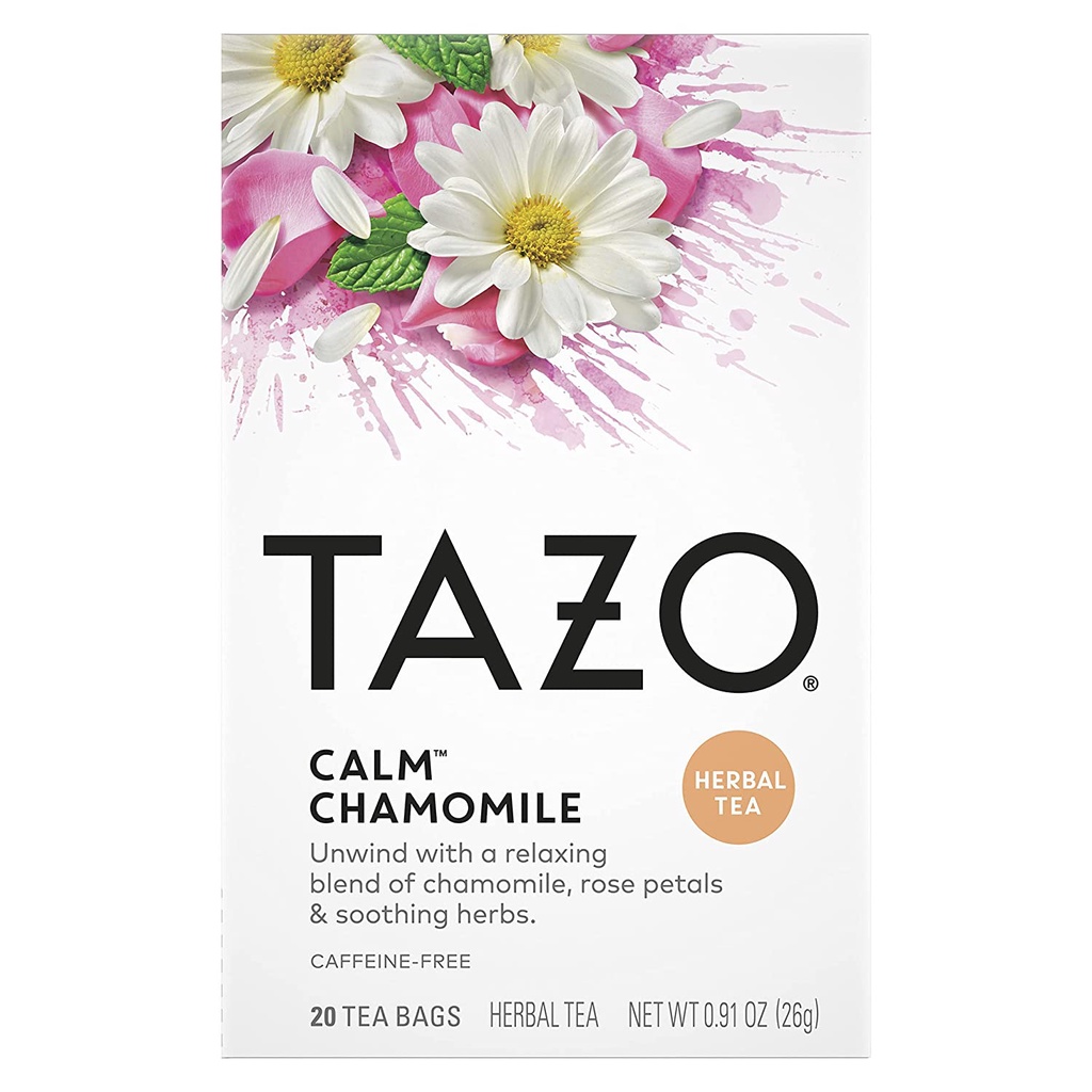 

Tazo Herbal Tea Calm Chamomile Rose Petals & Soothing 26 Gram