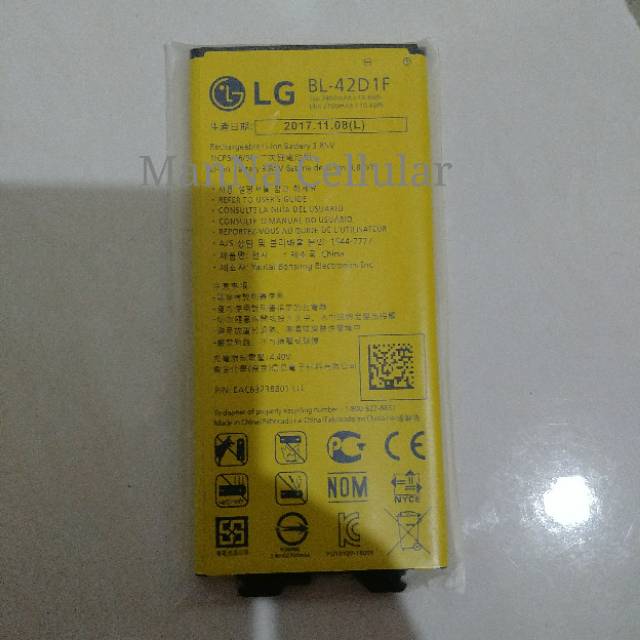 Baterai LG G5 Series Original 100% Batere Ori 100 Batre BL-42D1F G5 SE POWER