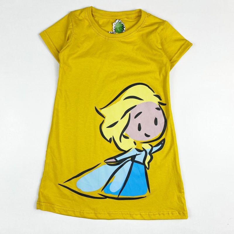 dress princess daster princess anak 2 3 4 5 tahun