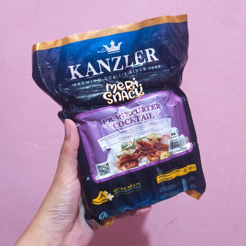 

Sosis Kanzler Frankfurter Cocktail 500gr / Sosis Ayam