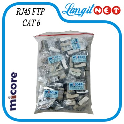 MICORE CONNECTOR RJ45 FTP CAT 6