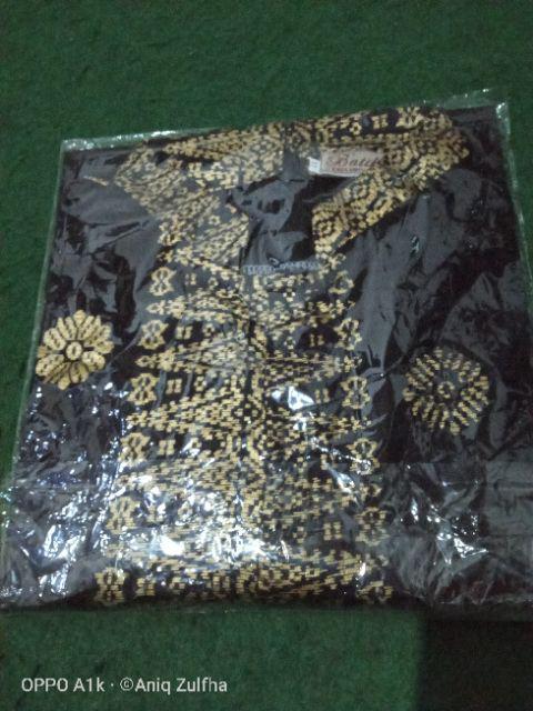 Tunik Toraja Songket Zipper Depan Batik Busui Friendly Tunic Muslim Kerja Kantoran Seragaman