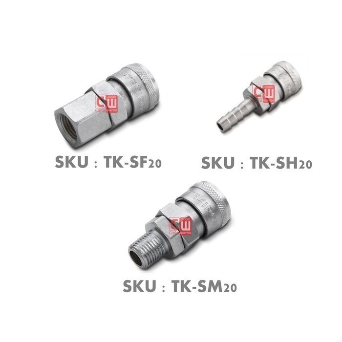 TEKIRO Standard Quick Coupler Coupling angin SF20 SH20 SM20 SP20