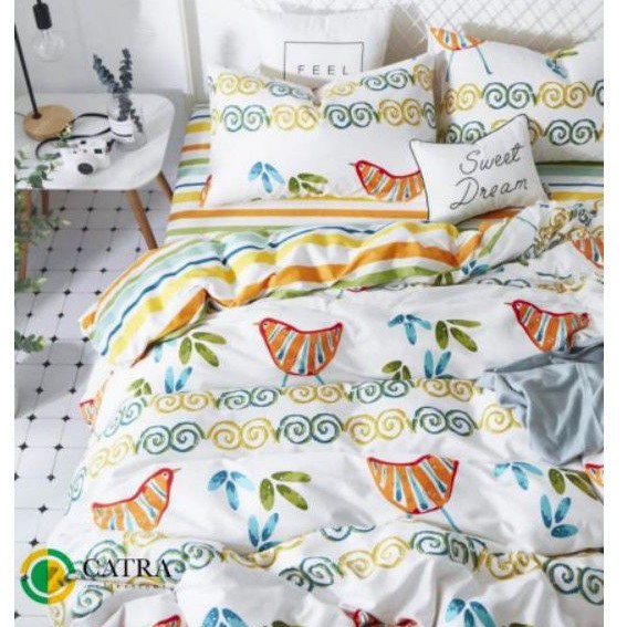 SPREI HOMEMADE BAHAN CATRA KATUN PREMIUM CUSTOM SEMUA SIZE