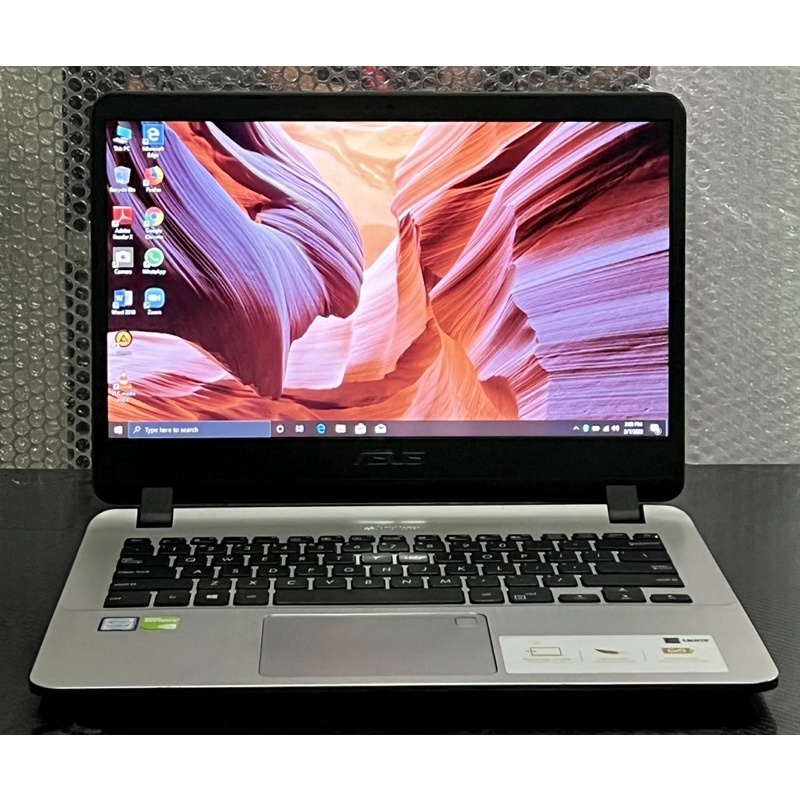 Laptop Asus X407UF Core i3-7020U SSD VGA NVIDIA 2GB-64bit Layar 14inch Second