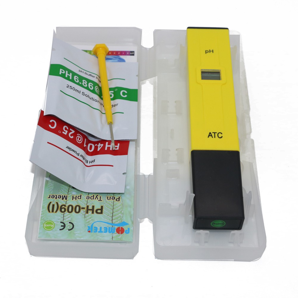 pH Meter Digital Tester Alat Pengukur Keasaman Cairan Air Hidroponik Akuarium Kolam PH Pena 0.1 0.01