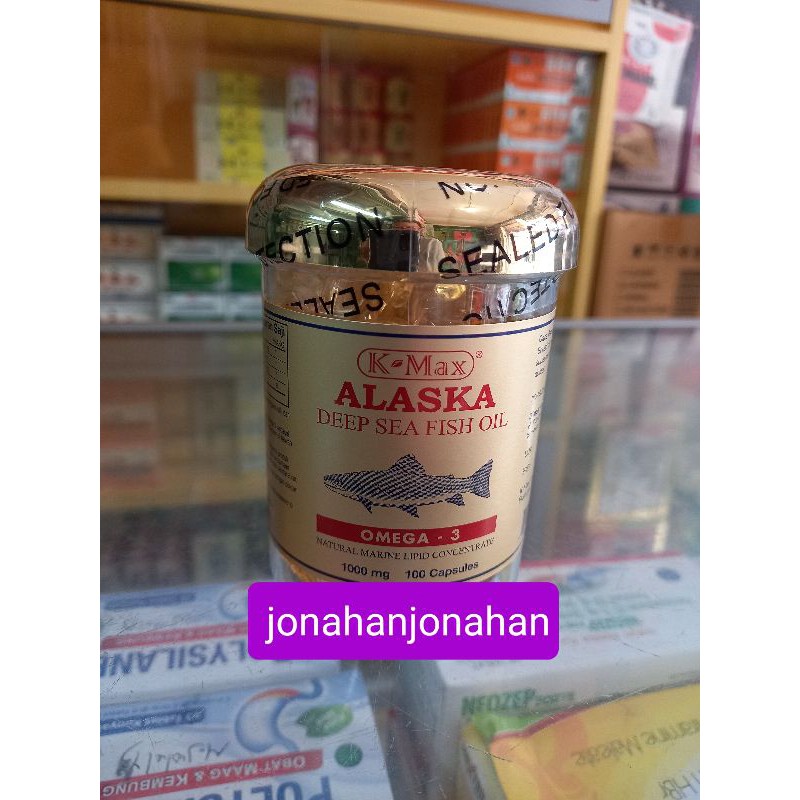 K-Max Alaska Deep Sea Fish Oil ( Tutup Emas )