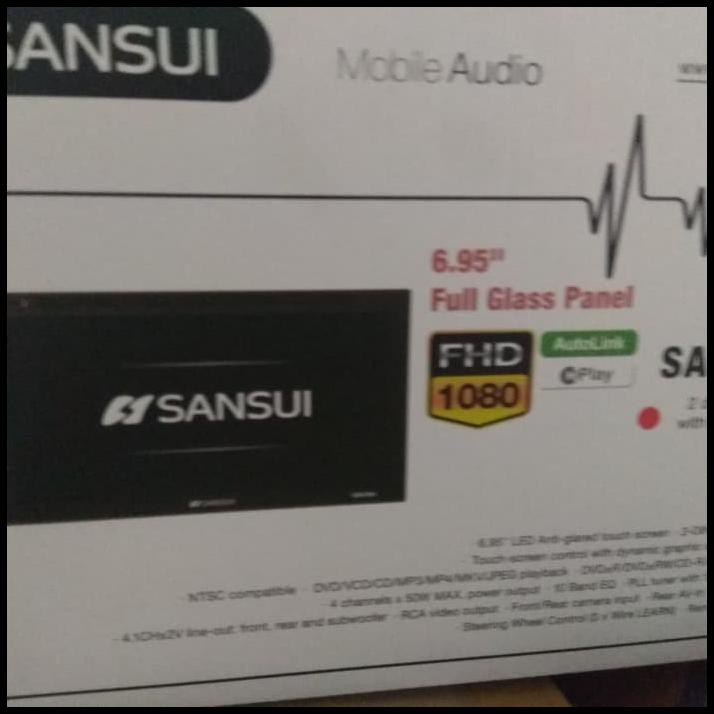 Promo Terbatas Sansui Sa-5201I Tape Mobil Sa5200I Double Din Head Unit Tv Mobil Audio