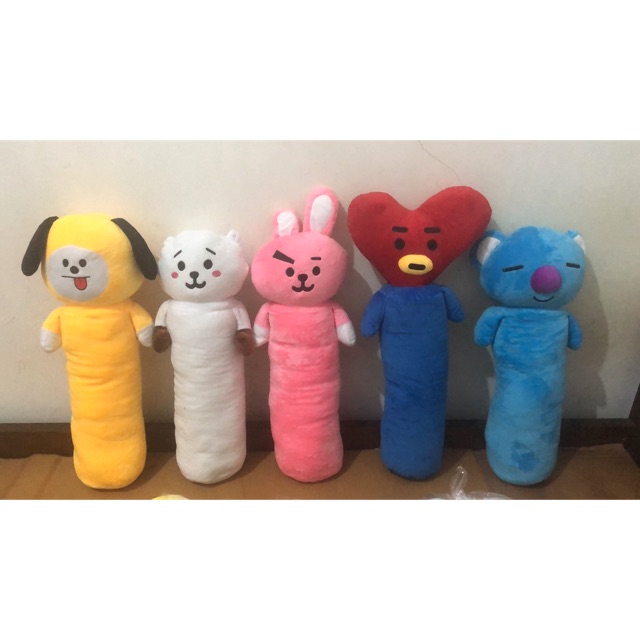Guling boneka kepala BT21 BTS KOYA TATA COOKY CHIMMY RJ