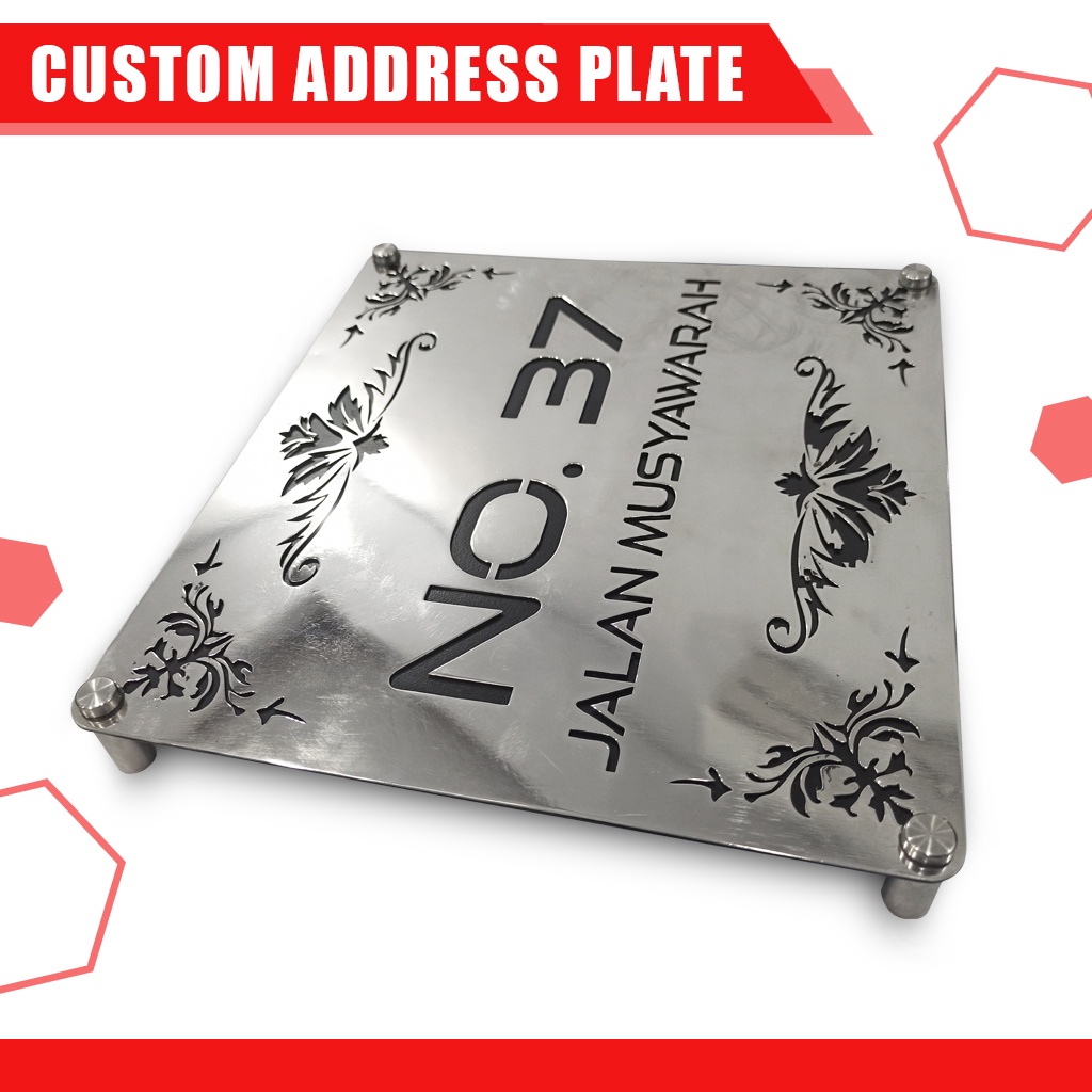 Plat Nomor Rumah | Papan ALAMAT Rumah | Plat Nomor Kantor