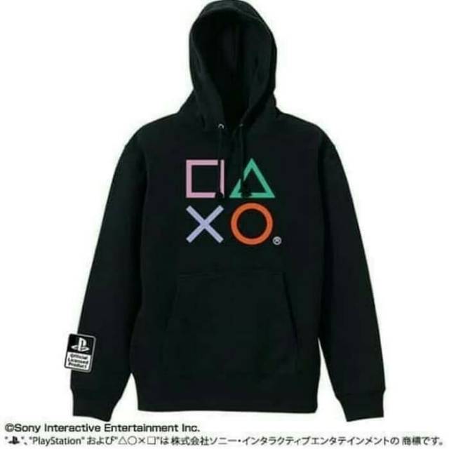 JAKET SWEATER HOODIE PLAYSTATION BOTTON DISTRO