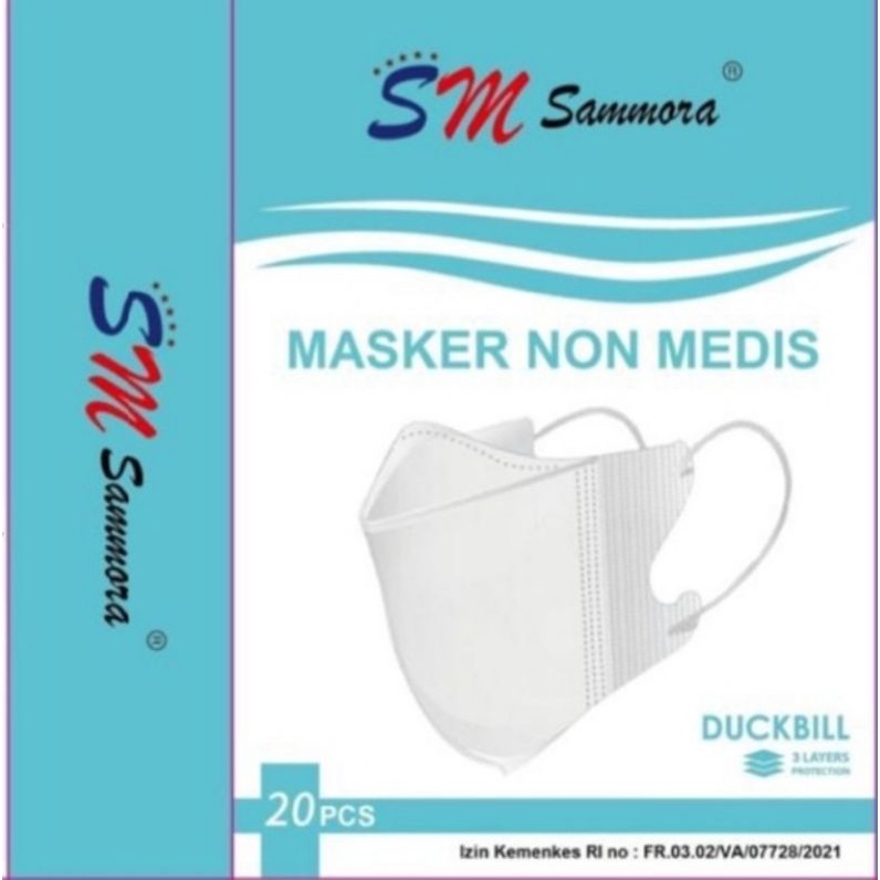 Masker Duckbill Dewasa/Masker Anak 3 Lapis ada izin kemenkes /Sammora