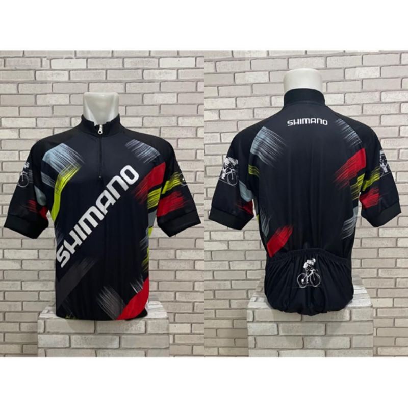 Baju jersey gowes shimano hitam murah