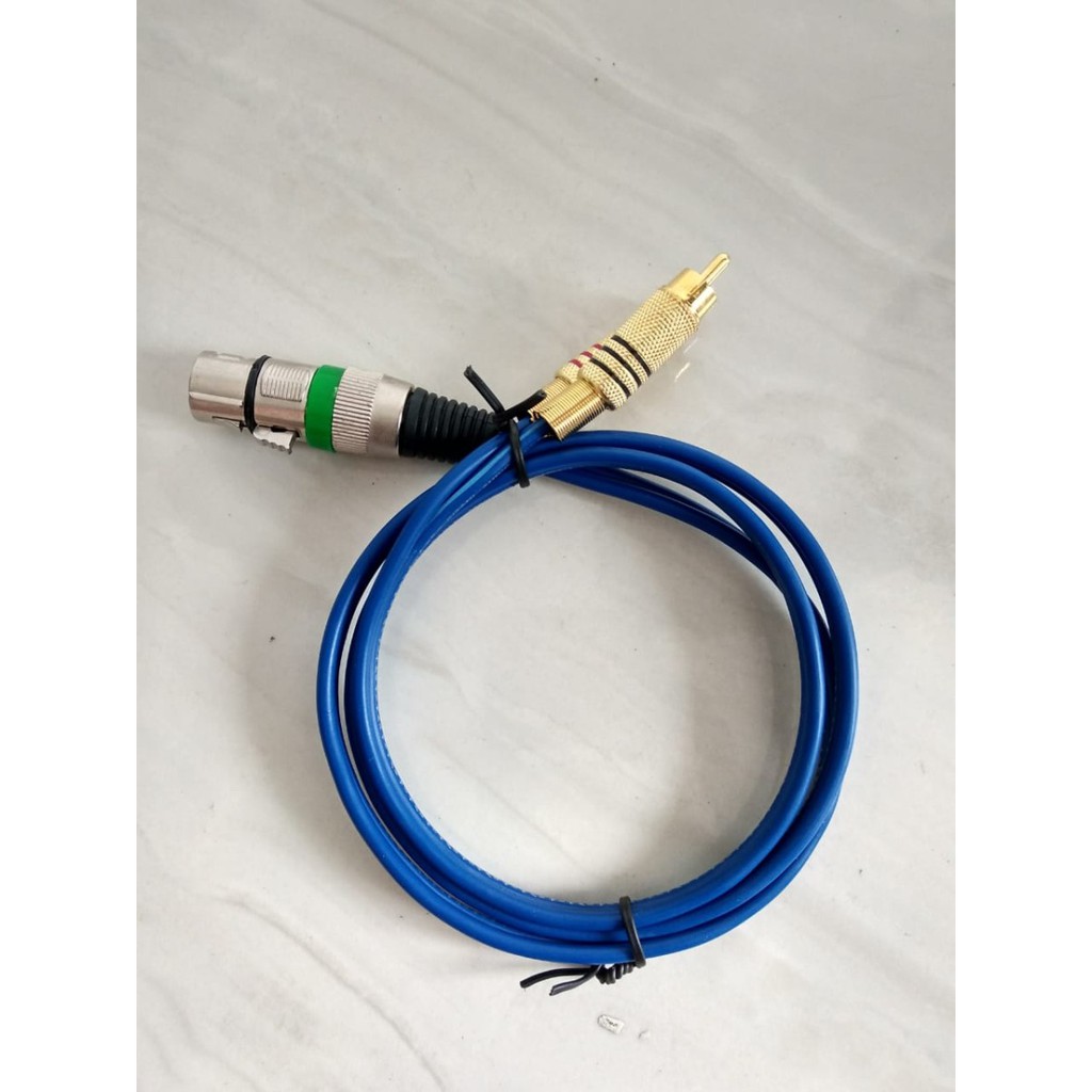 Kabel kitani 1 XLR Female Stereo to 2 RCA 5M