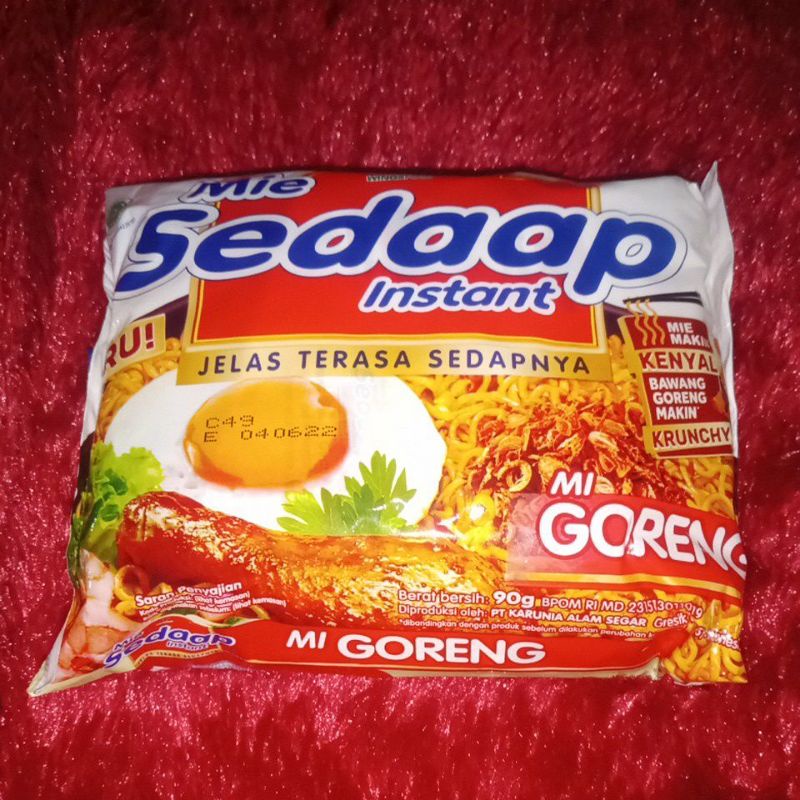 

Mie Sedaap Instant / Mie Sedaap Goreng /1pcs