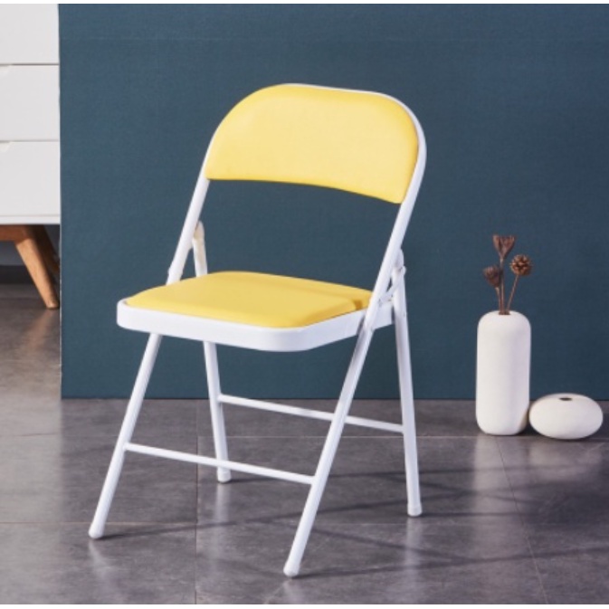 KURSI CAFE / KURSI MAKAN / KURSI SANTAI / KURSI IMPORT / KURSI BELAJAR MILENEAL MULTIFUNGSI / KURSI KANTOR / KURSI LIPAT / KURSI TERAS / BANGKU LIPAT / BANGKU TERAS / BANGKU BELAJAR / BANGKU ANAK / BANGKU KAYU / BANGKU PLASTIK / KURSI TAMAN-Kuning Busa