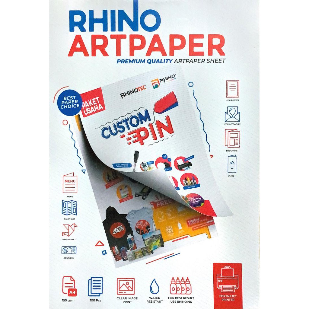 

ART PAPER PREMIUM QUALITY RHINO UKURAN A4
