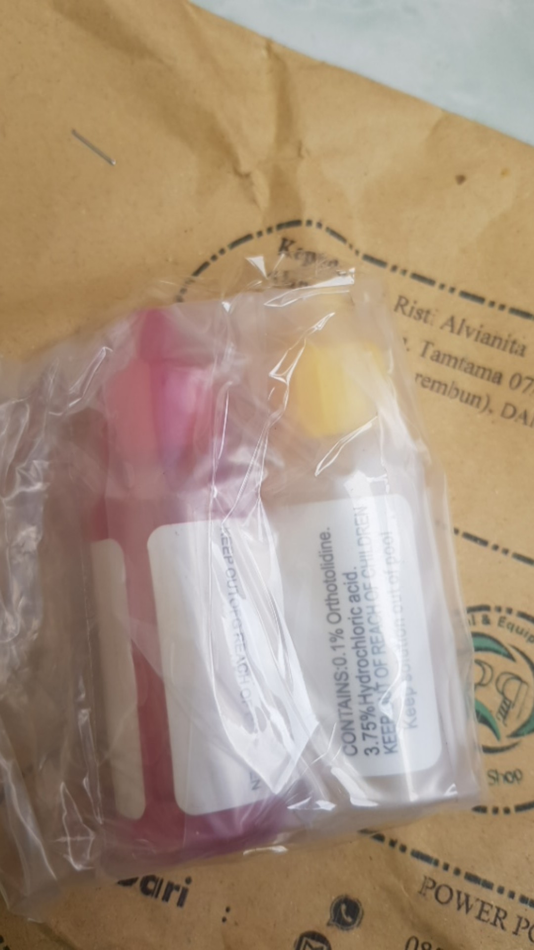 Refil Tes Kit Yuho - Isi Ulang Tes Oto Chlorine Ph Test