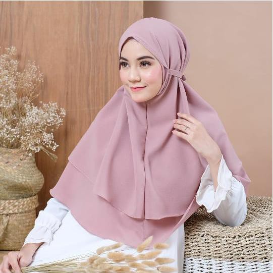 PROMO!!! Jilbab Instan Siria Series 1Slup Crepe High Quality Antem Tammia Rempel Depan Praktis Work