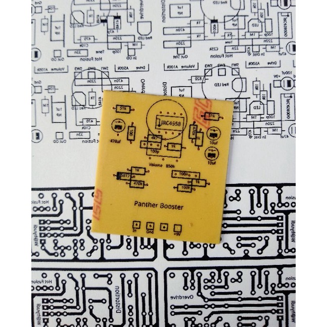 PCB EFEK GITAR PANTHER BOOSTER