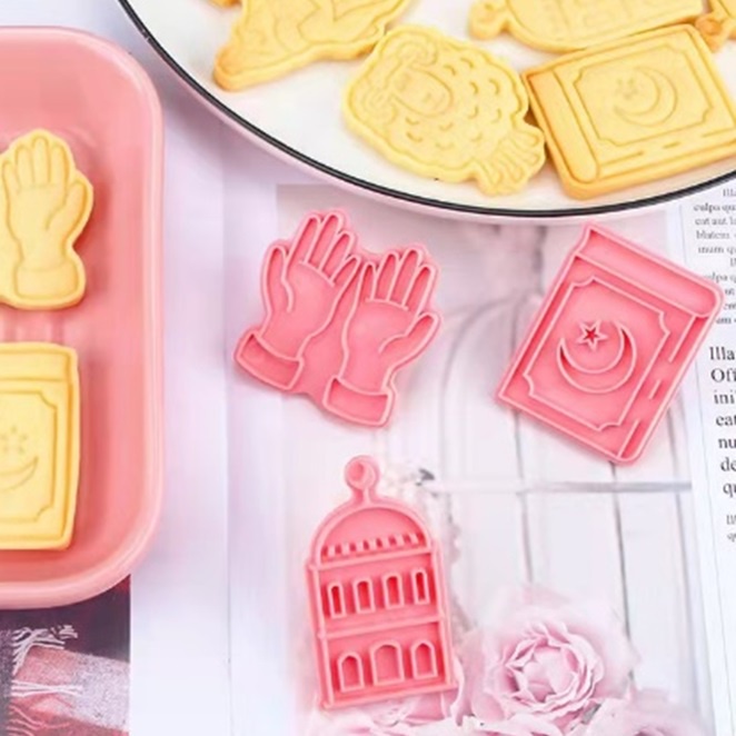 Cookie Cutter 3D Set Cetakan Cookies Lebaran Idul Fitri Christmas Hari Raya Natal Xmas Motif Animal Onta Kelinci Ikan Barongsai Santa Claus Cookies Kue Kering