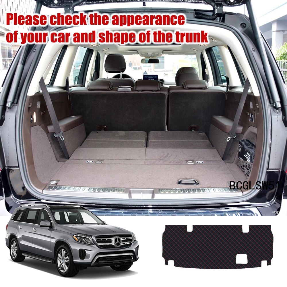 Matras Bagasi Mobil Bahan Kulit Premium Untuk Benz-Mercedes X166 GLS Class 2013-2019