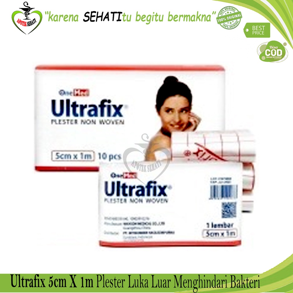 Ultrafix Plester Luka Onemed Perban Penutup Luka Non Woven