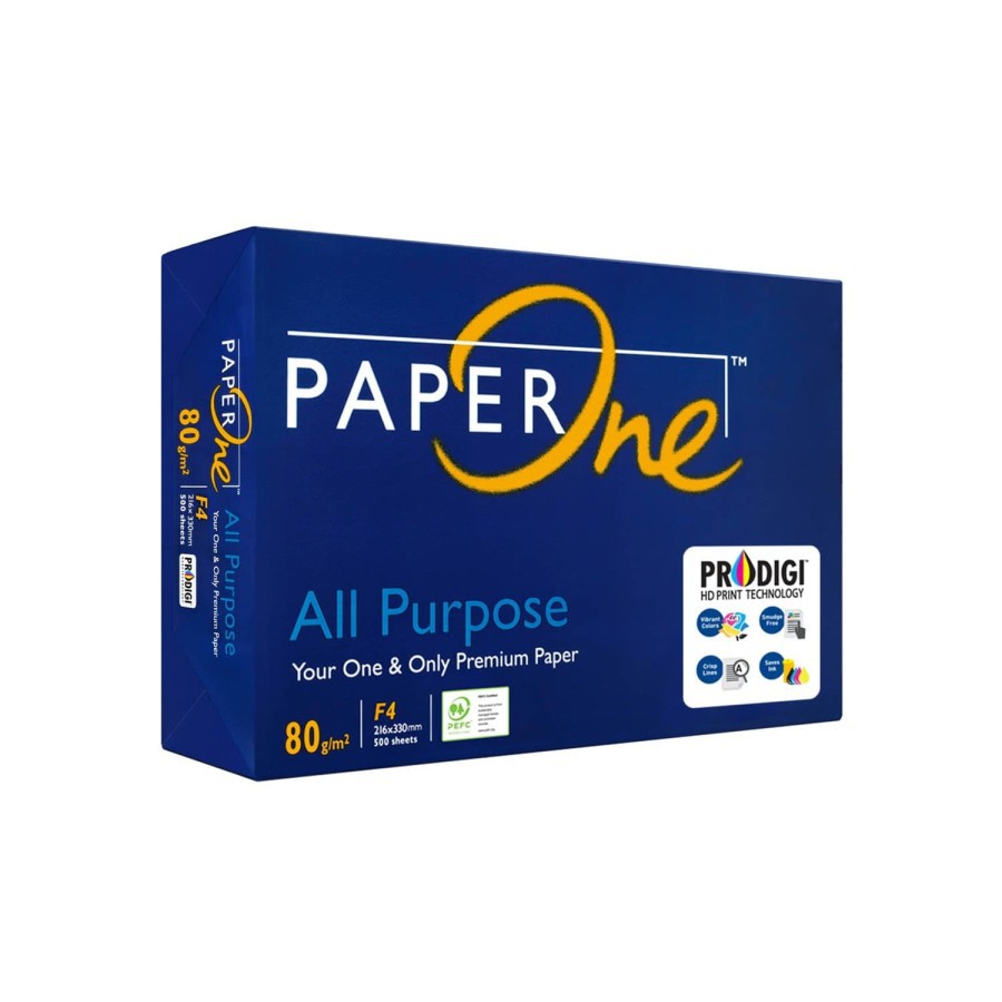 

PAPERONE KERTAS FOTOCOPY F4 80 GRAM ALL PURPOSE