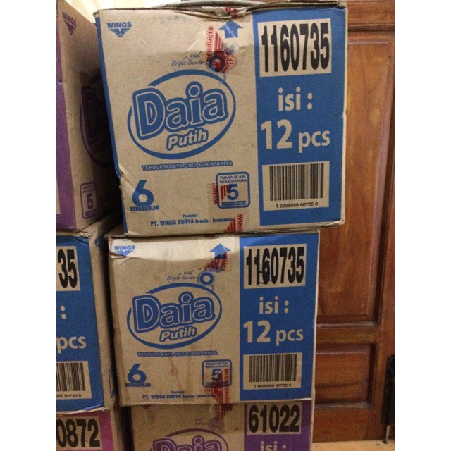 Sabun Daia Putih 850 Gr Isi 12 / Karton
