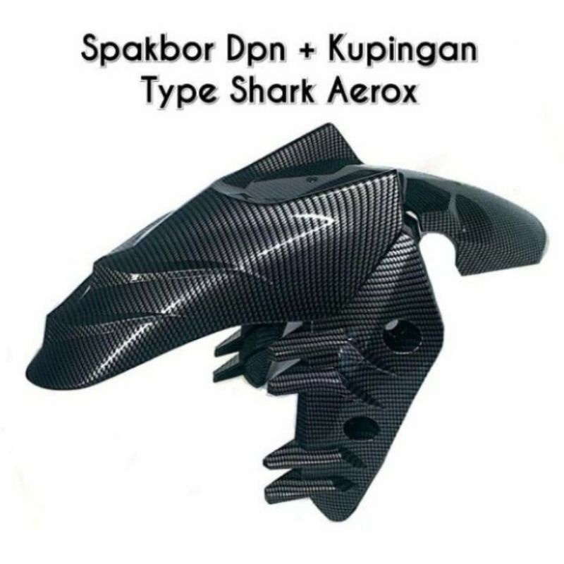 Spakbor Depan Aerox 155 Carbon Spakbor Depan Shark Carbon Aerox 155
