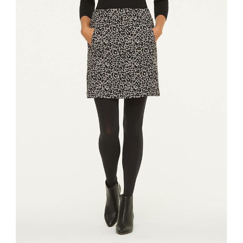 Loft leopard pencil skirt