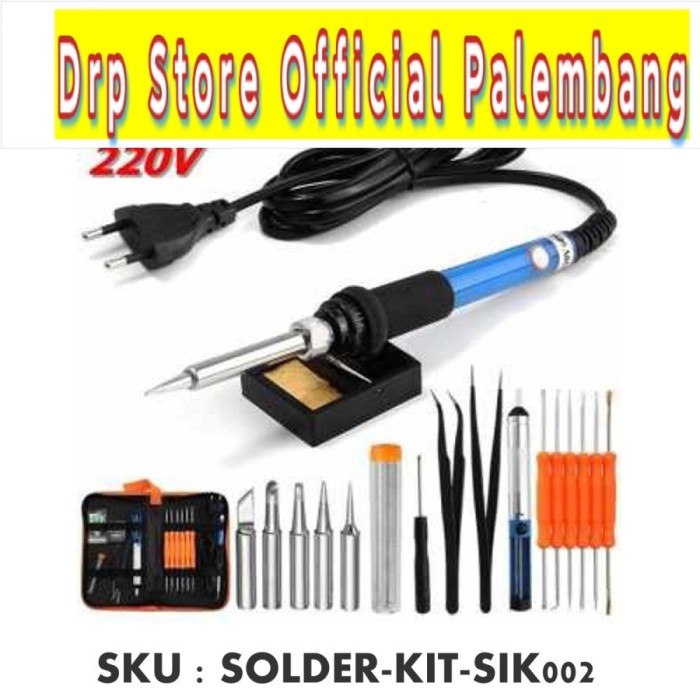 DIY Peralatan Solder Kit 7 in 1 60W 220V - SIK-002