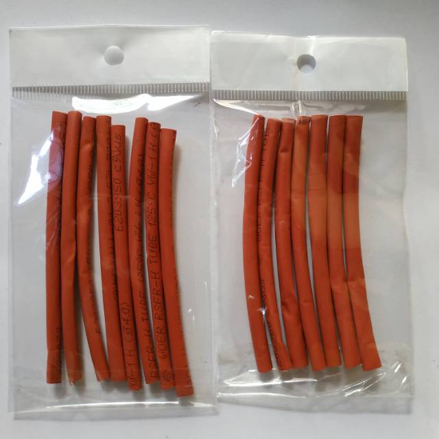 

Isolasi bakar karet bakar heat shrink tube panjang 1 meter 3mm 4mm 5mm