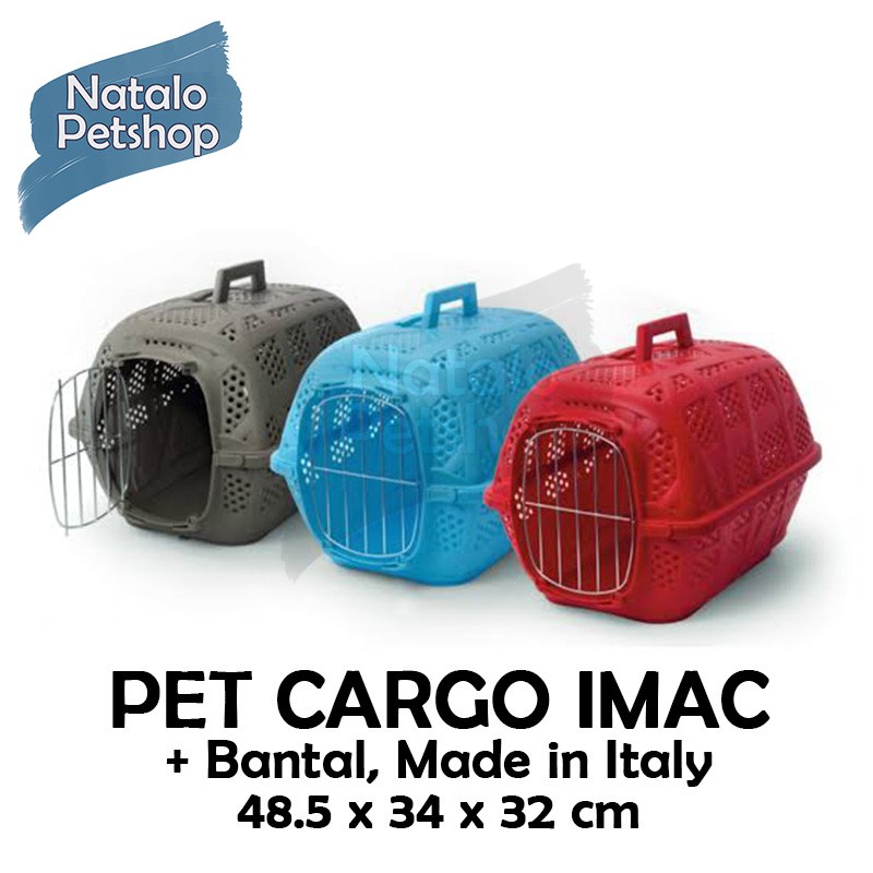 Pet Cargo IMAC made in Italy/Pet Carrier/Kandang Portable/Kucing/Anjing/Tas Hewan/Kennel Box