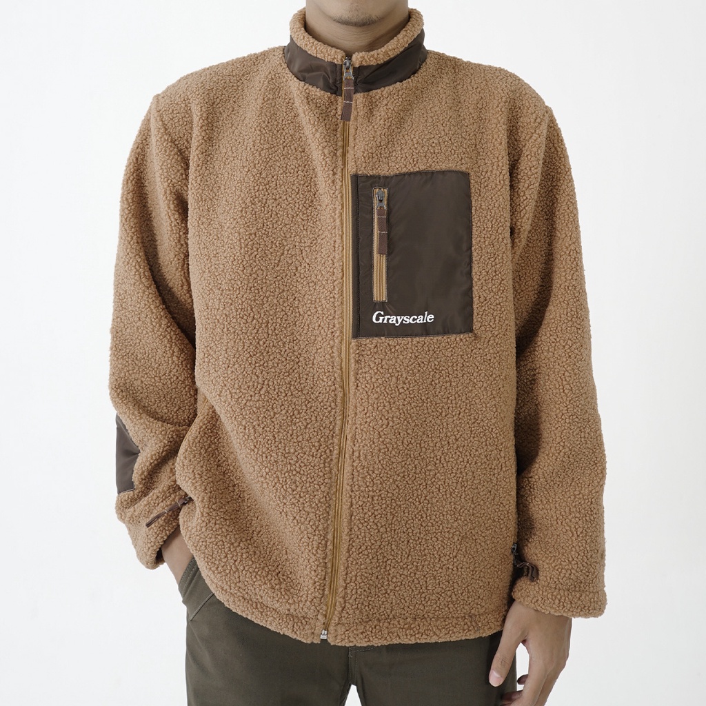 Grayscale - Jacket Sherpa Elactix Brown