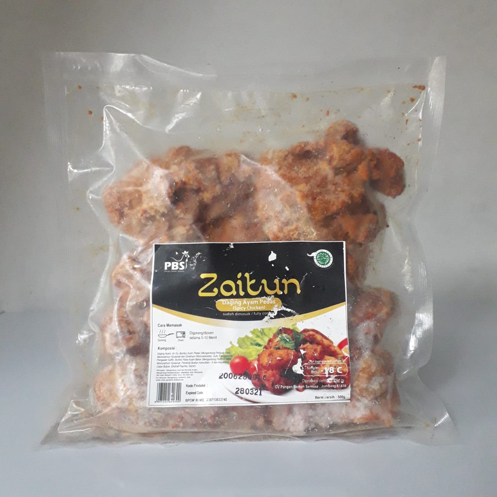 

READY SIPCY CHICKEN MERK ZAITUN UK 500GR